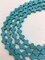 Blue or White Howlite Turquoise Cross Beads 12x16mm 15.5" Strand